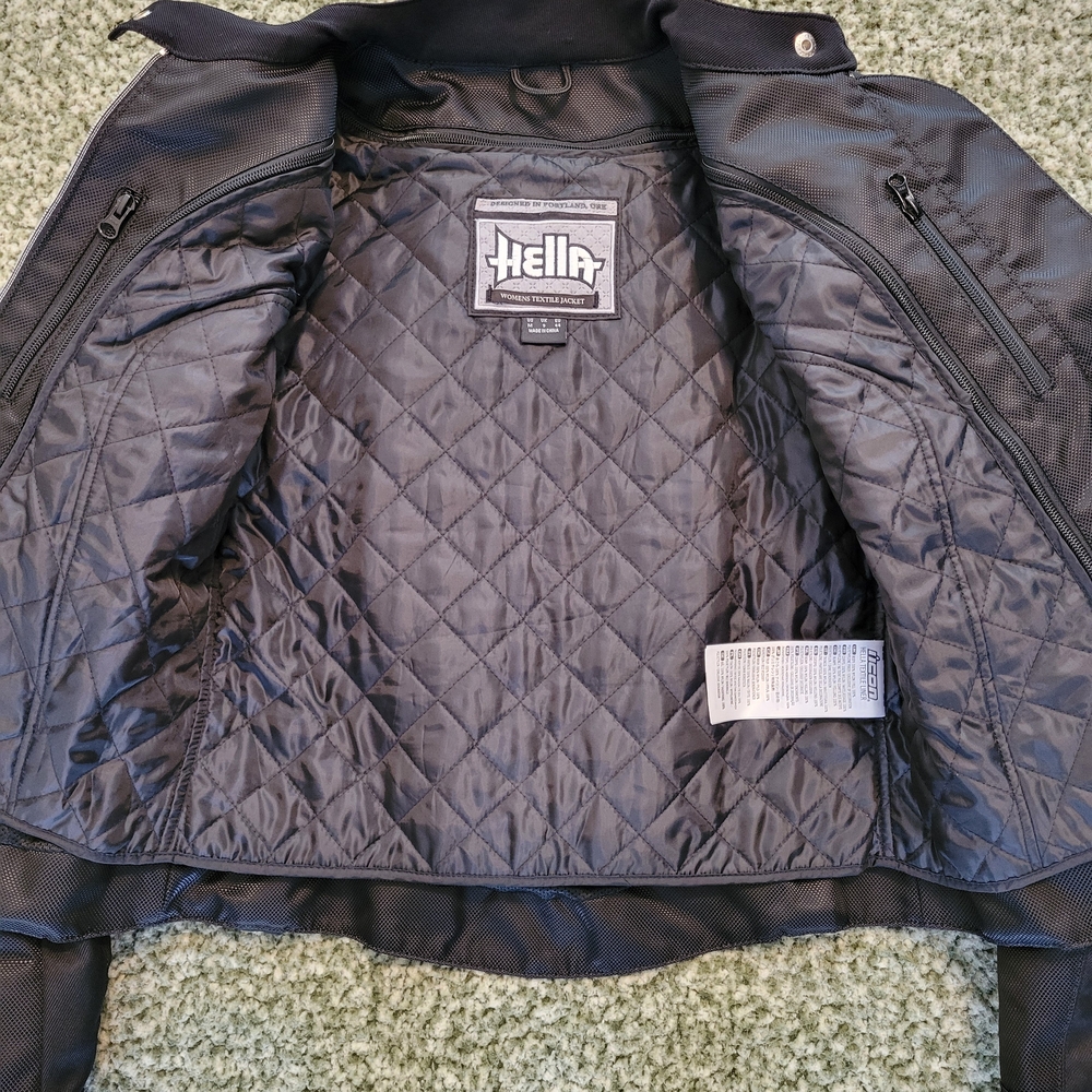 ICON Women's Hella Textile Motorcycle Jacket - Picture 8 of 13